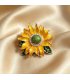 XSB302 - Elegant Sunflower Brooch